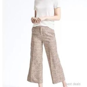 BANANA REPUBLIC Blake Cropped  Print Pant, sz 4